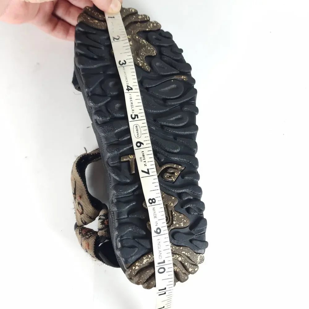 Teva Valkyrie Mens US 8 Brown Waterproof Hiking Outdoor Sandals Shoes